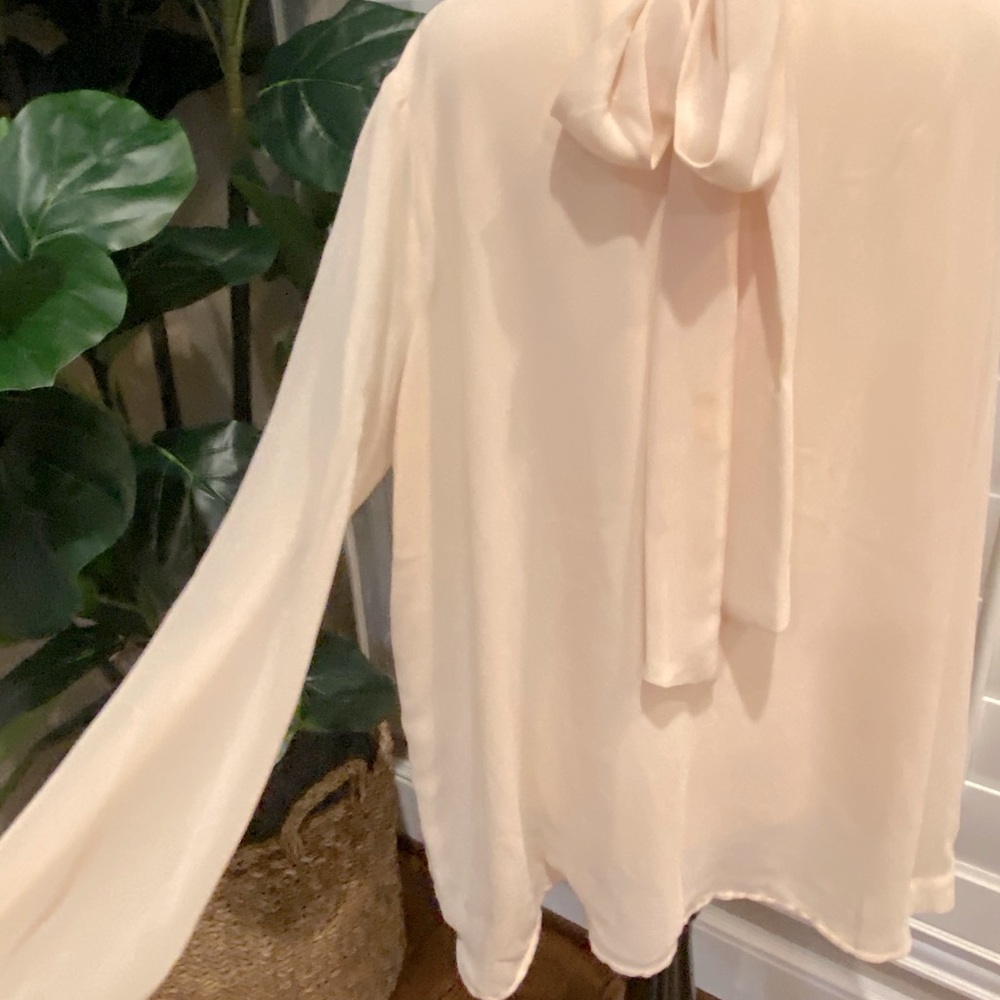 Cream Shear Blouse
